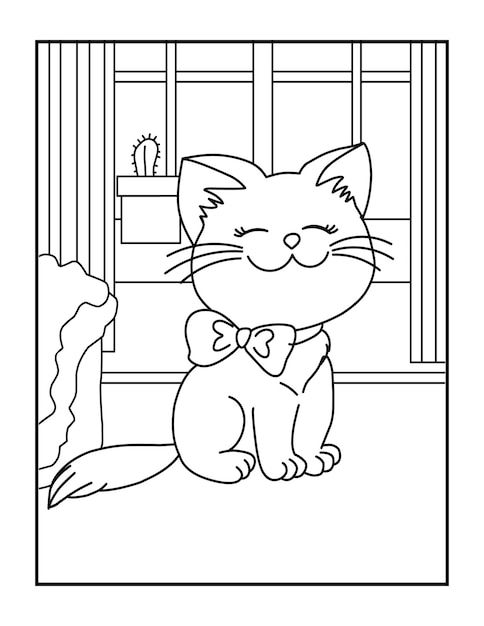 Desenhos de gatos para colorir e imprimir - Artesanato Passo a