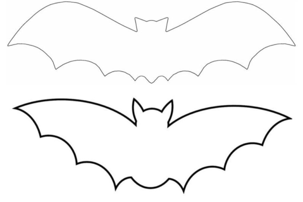 Molde de Morcego para Imprimir e Recortar  Desenho de morcego, Morcego  desenho, Imagem de morcego