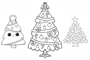 Árvore de Natal para Colorir: Ideias Criativas e Divertidas