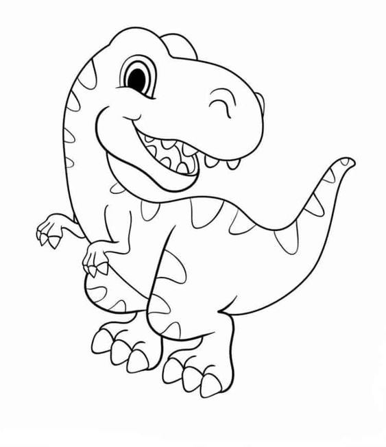 Desenho de Dinossauro para Colorir: Dicas, Modelos e Inspiração