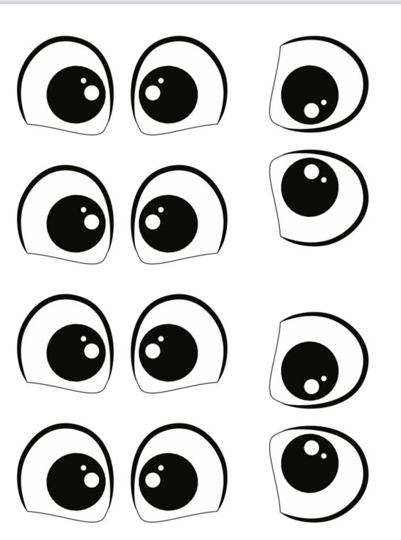 Os Melhores Moldes De Olhos Para Imprimir Em