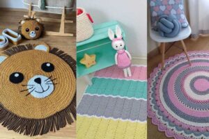 Tapete de Crochê Infantil: 15 Ideias de Modelos Incríveis