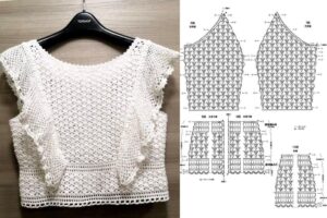 Blusa de Crochê Princesa com Gráfico: Um Guia Passo a Passo