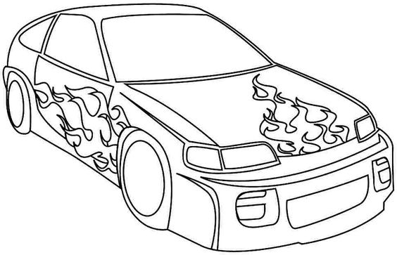 Atividades Desenhos de Carros para Colorir e Imprimir  Truck coloring  pages, Cars coloring pages, Race car coloring pages