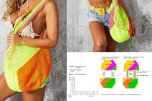 Receita Bolsa de Praia Neon: Elegante e Charmosa