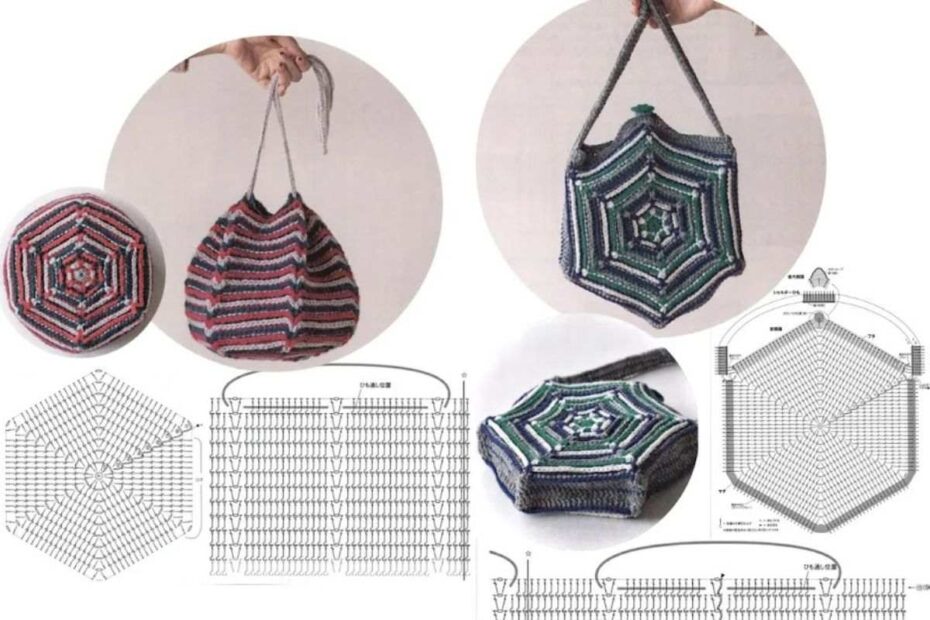 Belos Modelos de Bolsas de Crochê com Gráficos