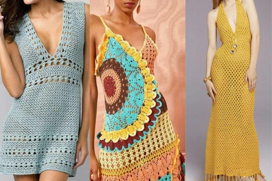 Vestidos de Crochê Super Modernos para um Look Perfeito