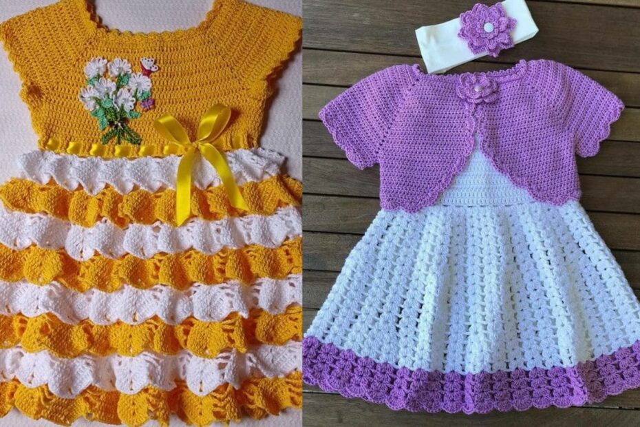 Vestidos para Bebês em Crochê: Encanto e Doçura