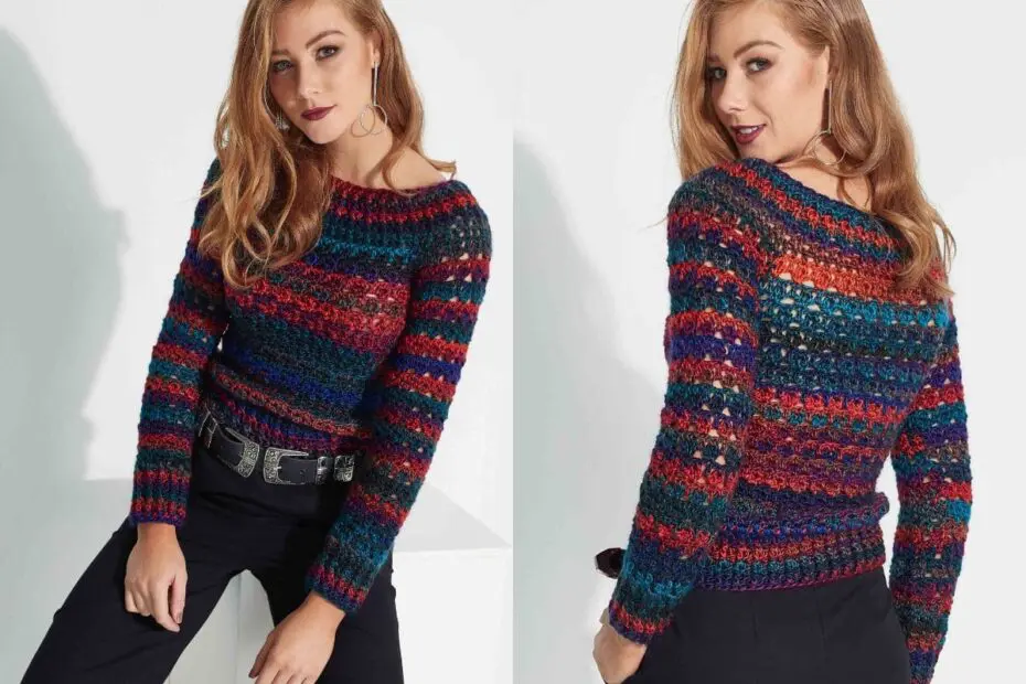 blusa de crochê aurora