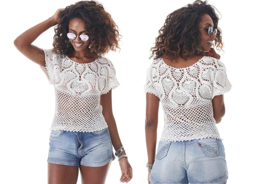 Blusinha de Crochê com Pala: Arrase em Todas as Estações