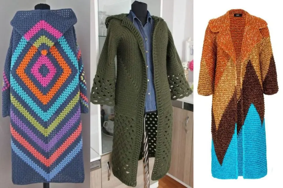 cardigans em crochê perfeitos