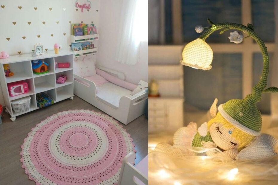 Novidade: Decoração de Crochê para Quarto infantil