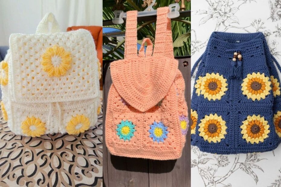 Ideias para Fazer Lindas Mochilas de Crochê