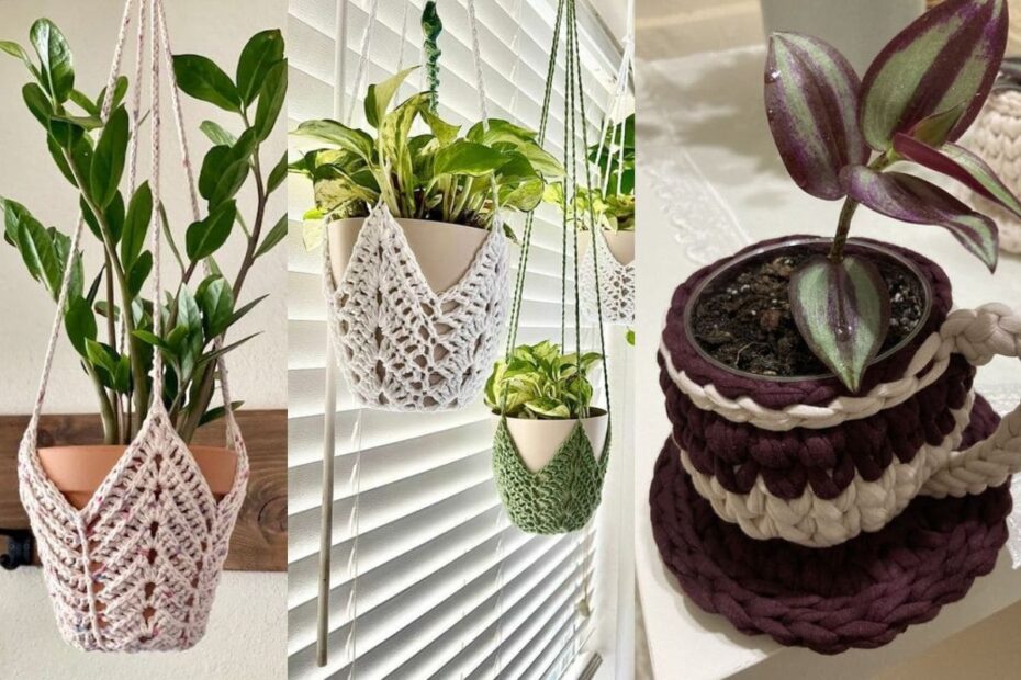 Porta Plantas em Crochê: Adicione em sua Decoração