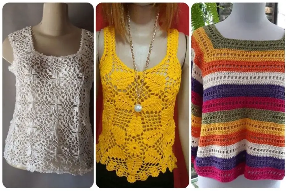 Blusas de Crochê Estilosas: Arrase no Look Básico