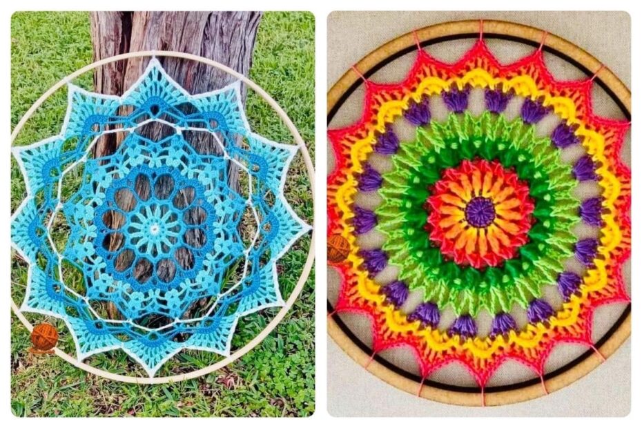 Mandalas de Crochê Encantadoras para Sua Casa