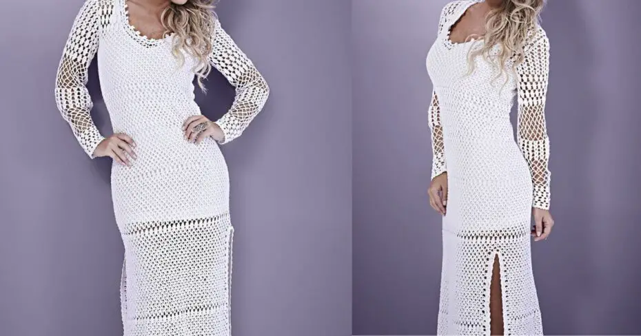 Vestido de Noiva de Crochê Cléa 5 com Receita: Crie o Seu Modelo Perfeito