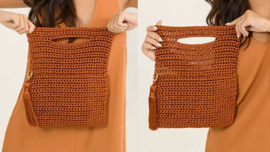 Aumente o estilo do seu verão com a bolsa de crochê Rafaela para praia
