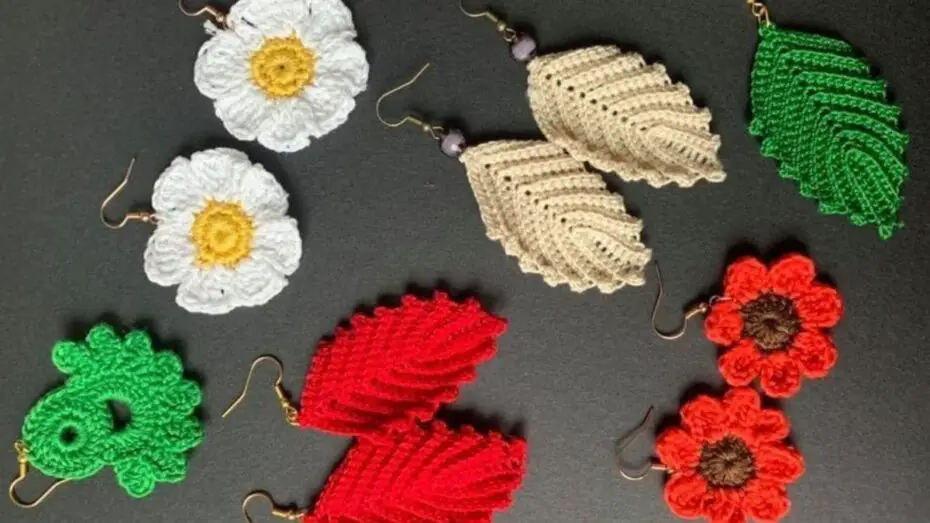 Brincos de crochê fáceis de fazer: acessórios únicos e cheios de estilo
